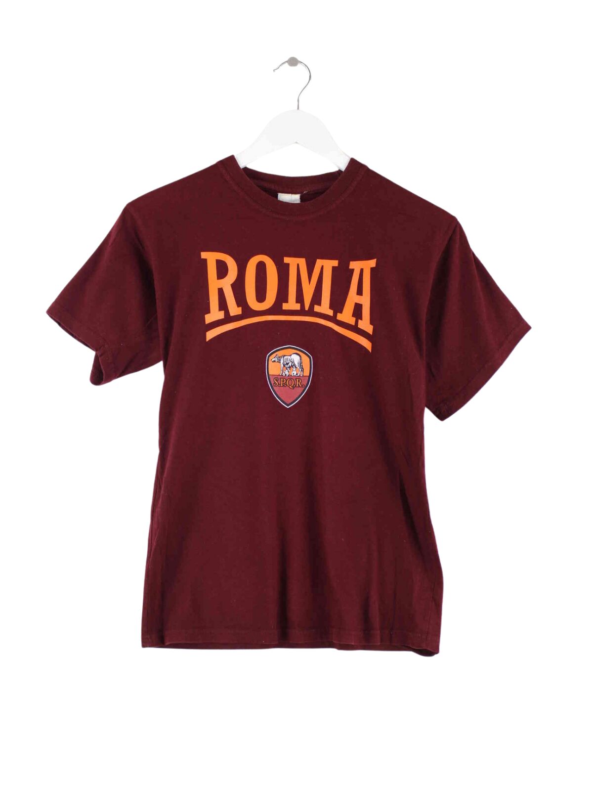 Vintage Roma FC Print T-Shirt Rot S (front image)