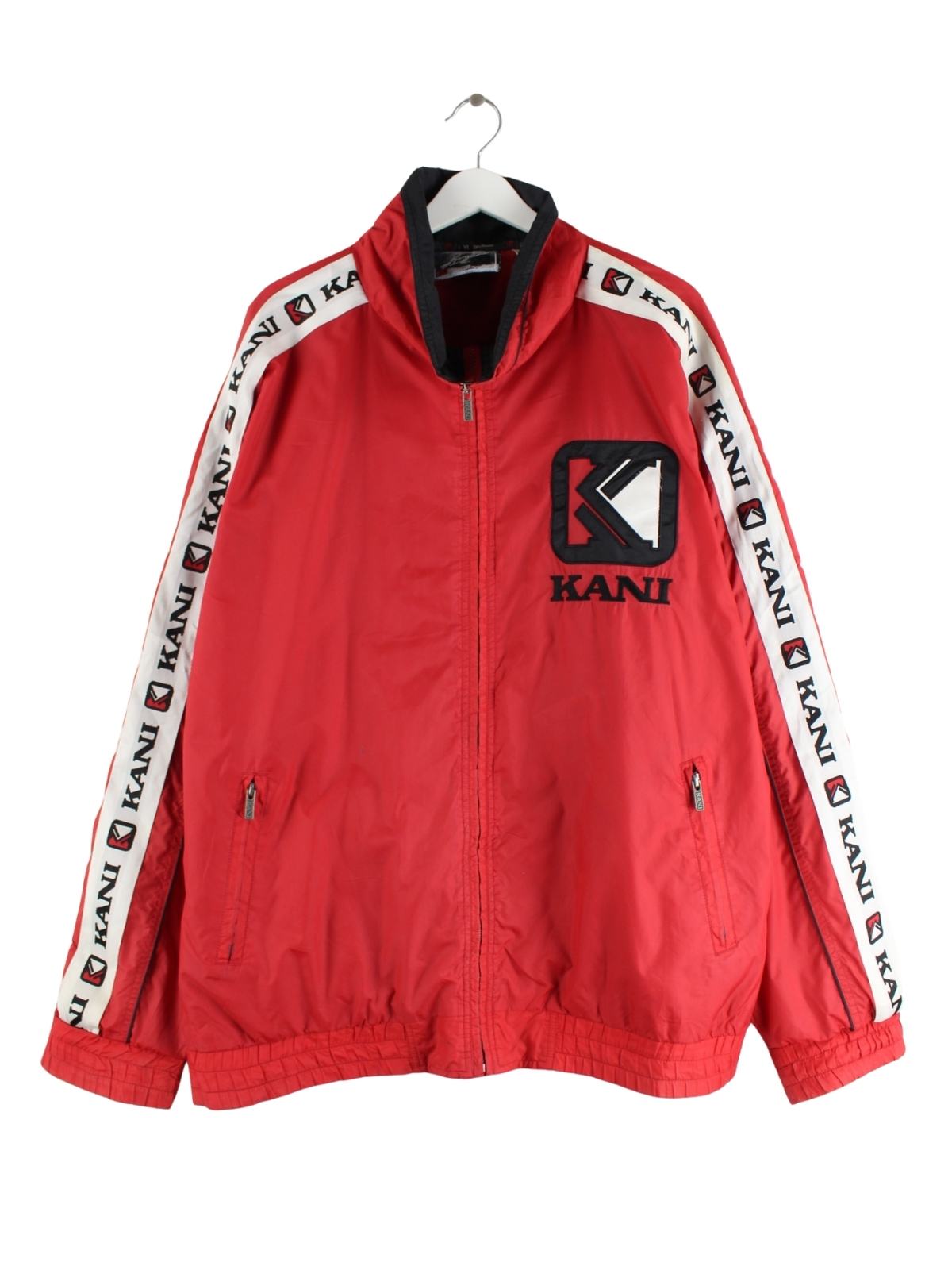 Karl Kani 00s Big Logo Tape Jacke Rot XXL – Peeces