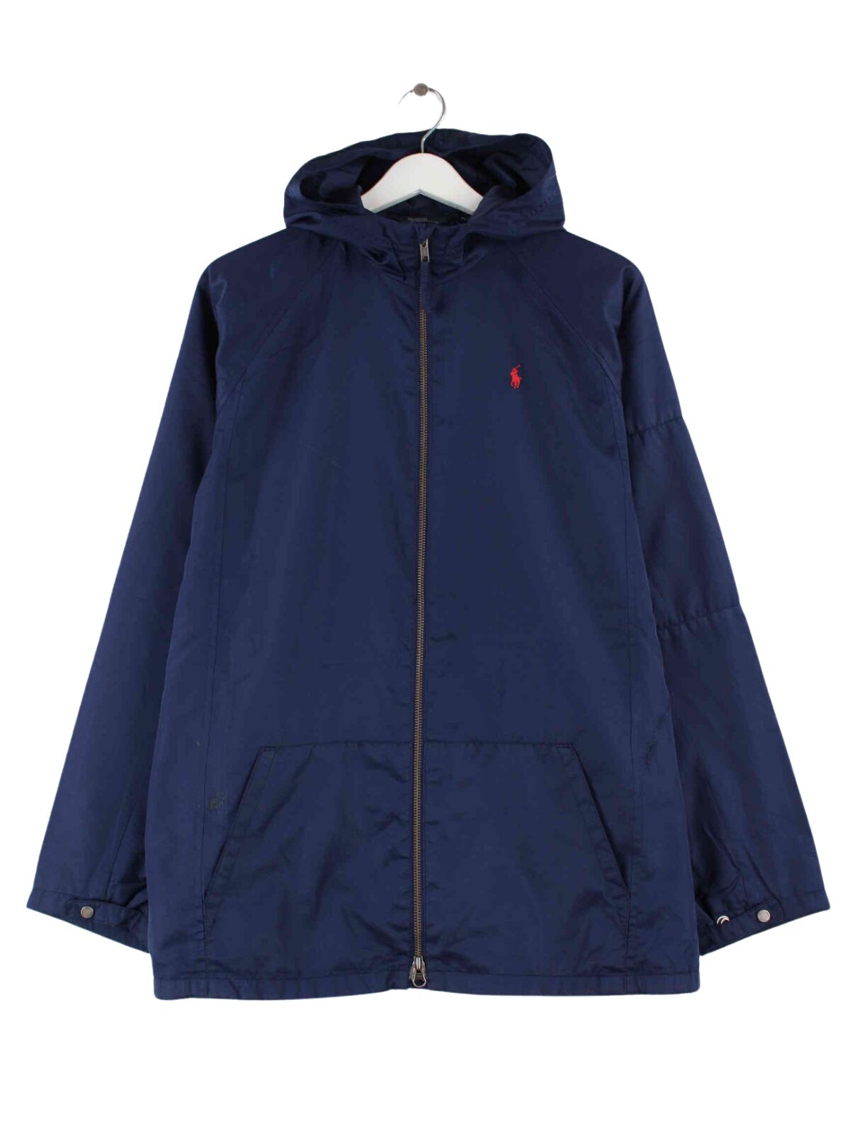 Ralph Lauren 90s Vintage Regen Jacke Blau XL (front image)