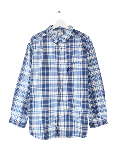 Disney Mickey Mouse Checked Hemd Blau L