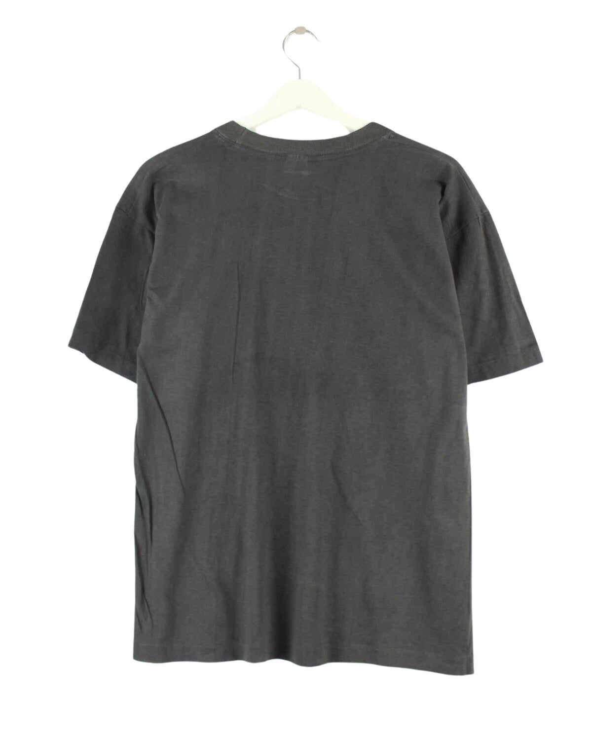 Vintage 90s Costa Del Sol Single Stiched T-Shirt Grau S (back image)