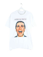 Vintage American Psycho Print T-Shirt Weiß XL (front image)