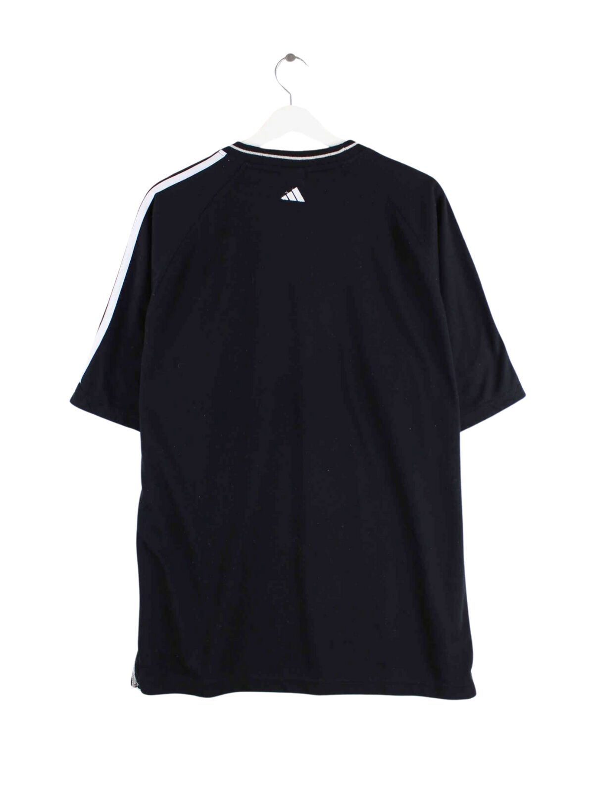 Adidas 90s Vintage 3-Stripes T-Shirt Schwarz L (back image)