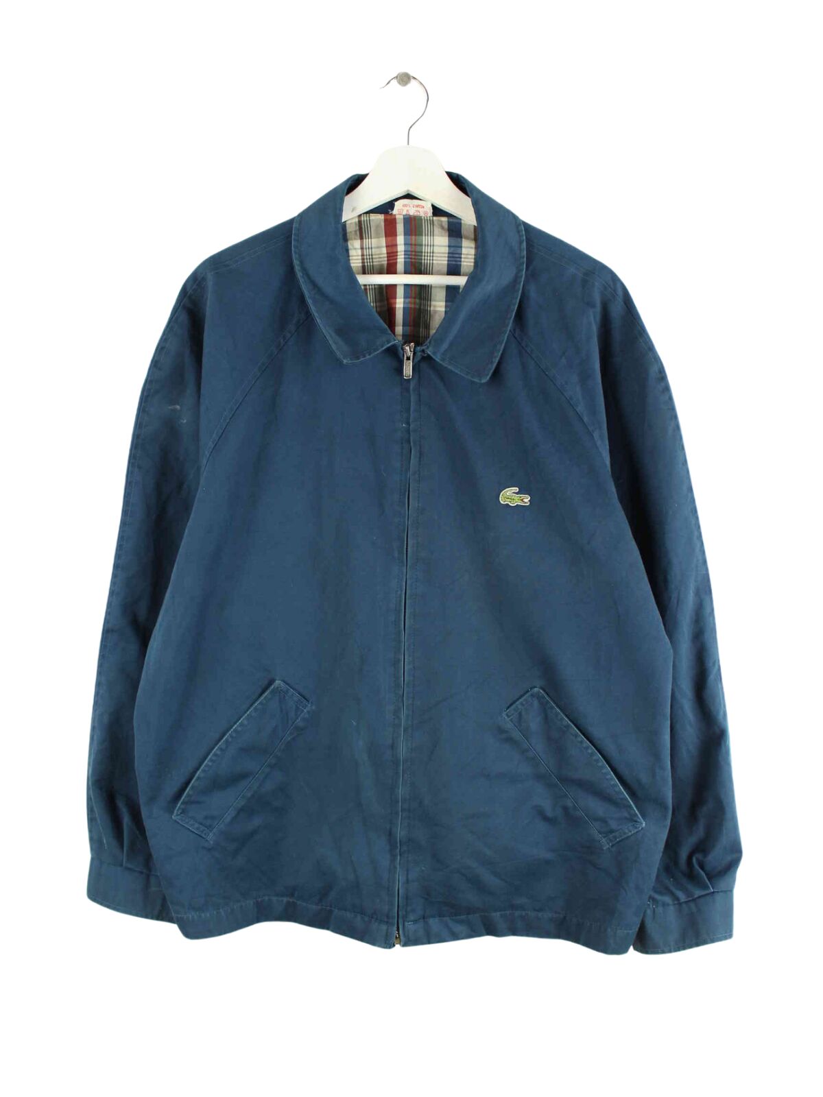 Lacoste 90s Vintage Harrington Jacke Blau L (front image)