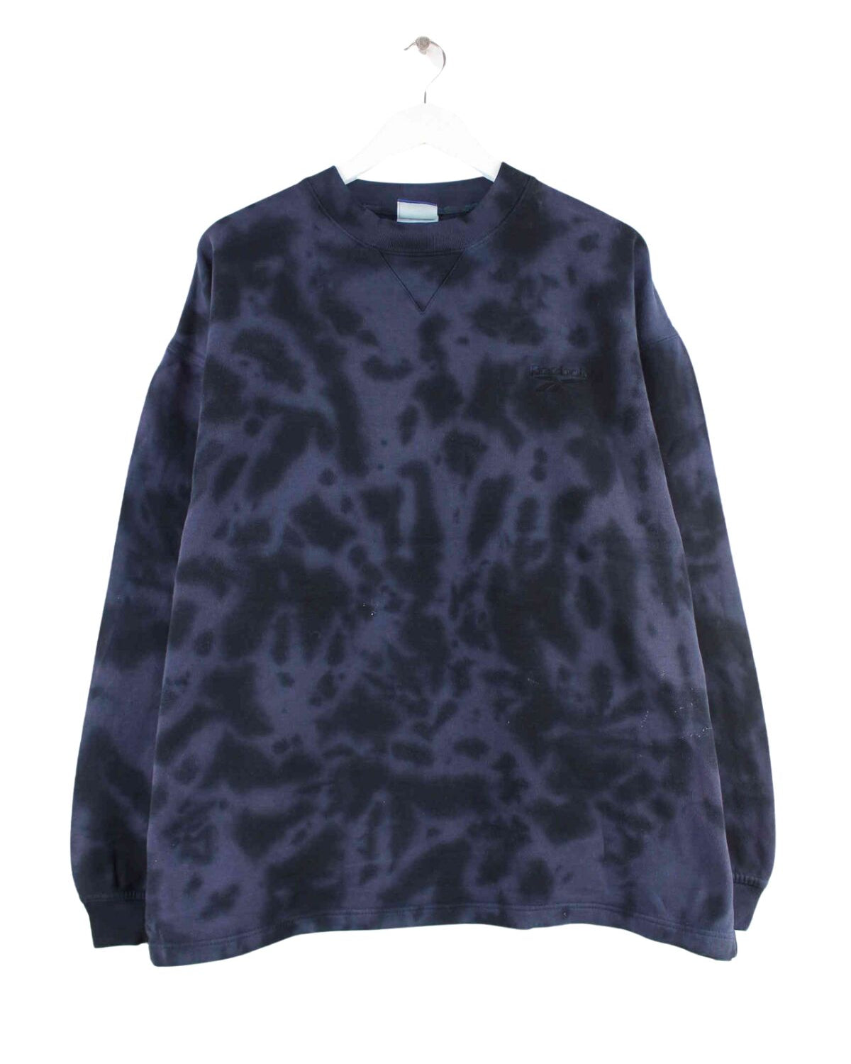 Reebok y2k Embroidered Tie Dye Sweater Lila XL (front image)