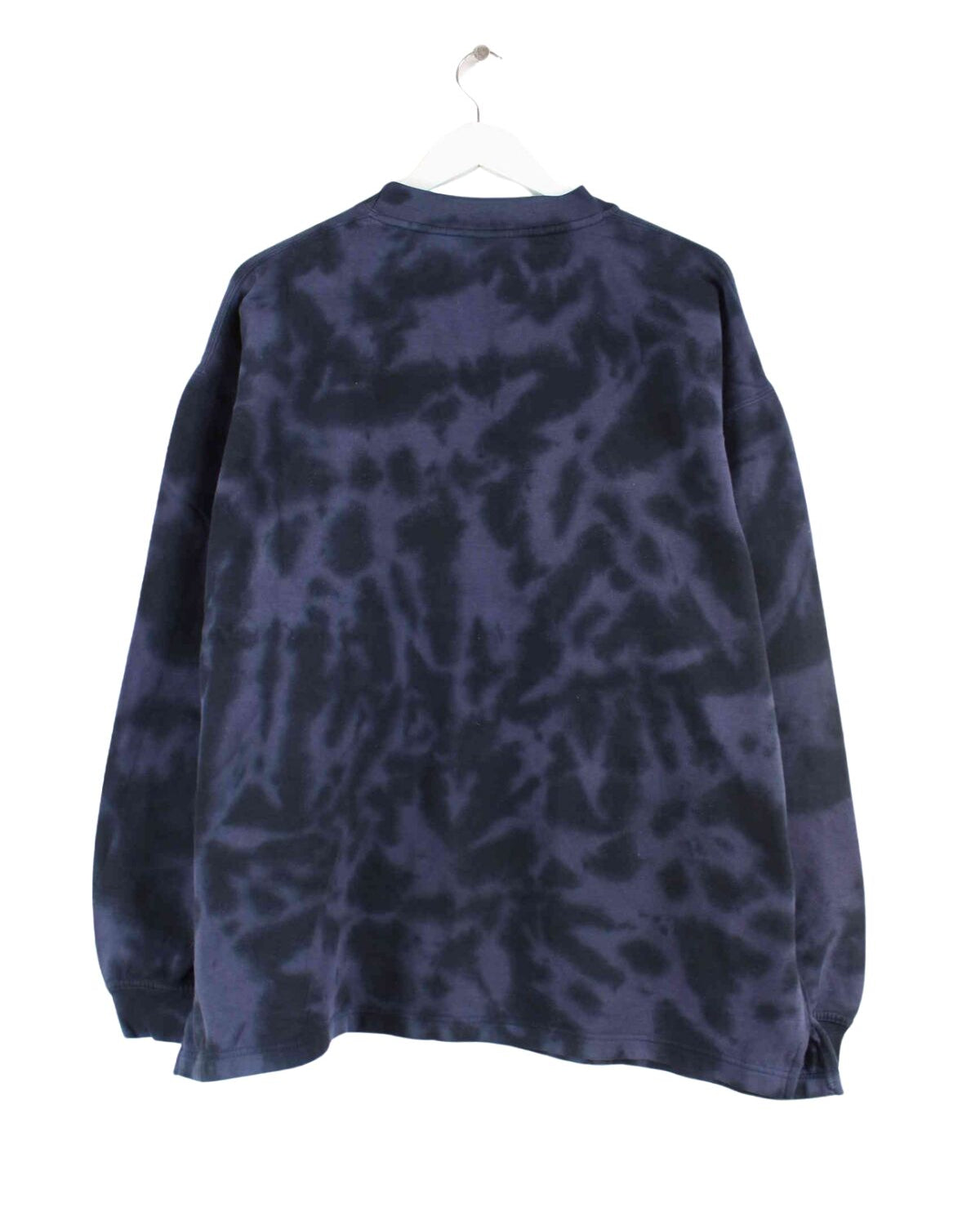 Reebok y2k Embroidered Tie Dye Sweater Lila XL (back image)