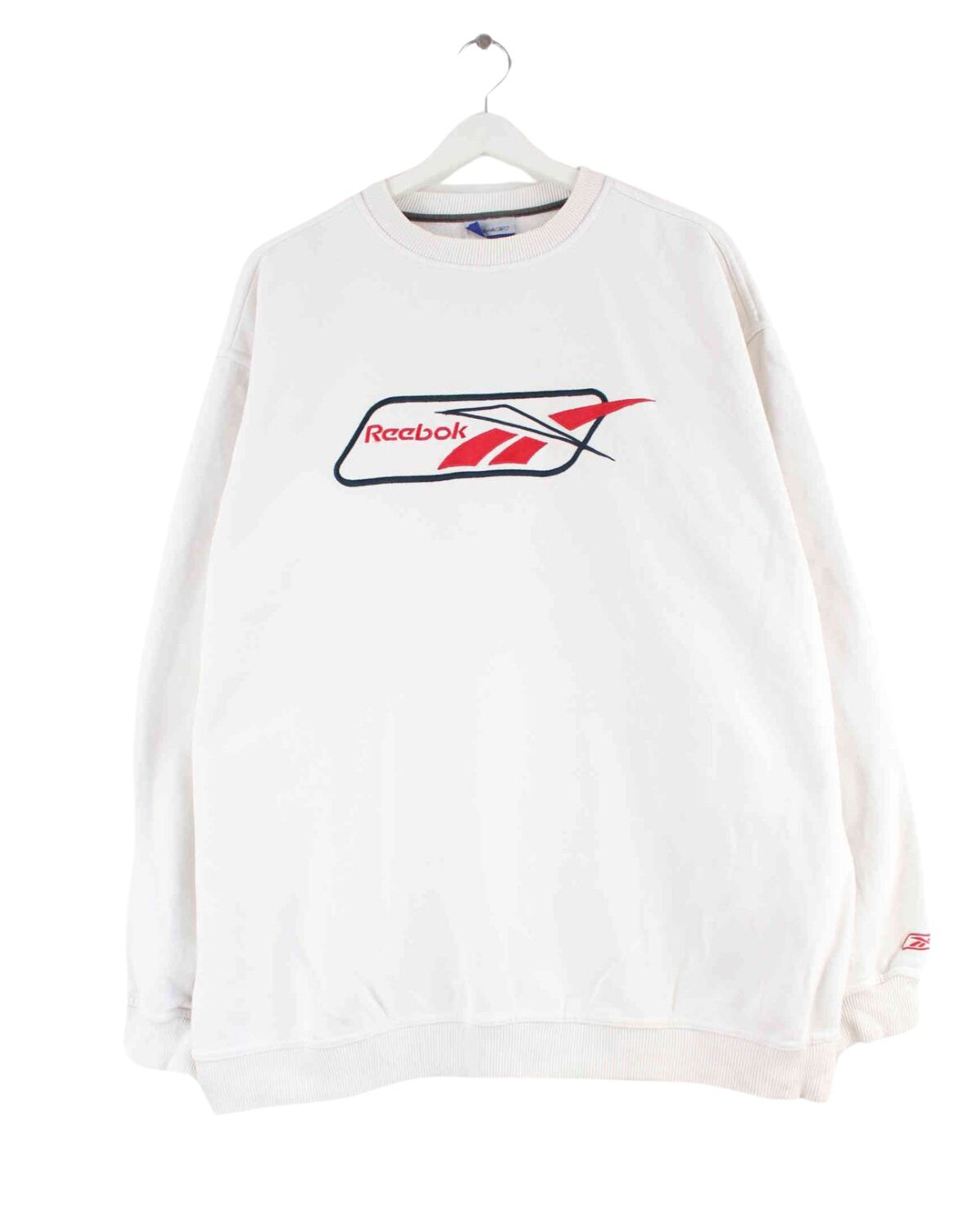 Reebok y2k Embroidered Sweater Weiß XL (front image)