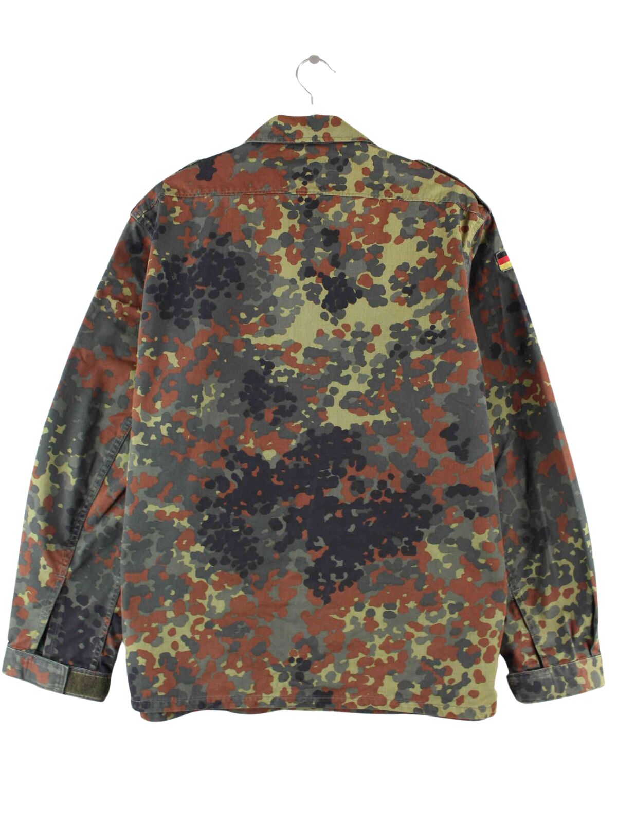 Vintage 1997 Bundeswehr Camo Hemd Mehrfarbig M (back image)