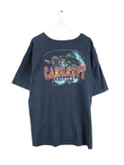 Carhartt Fishing Print T-Shirt Blau XXL (front image)