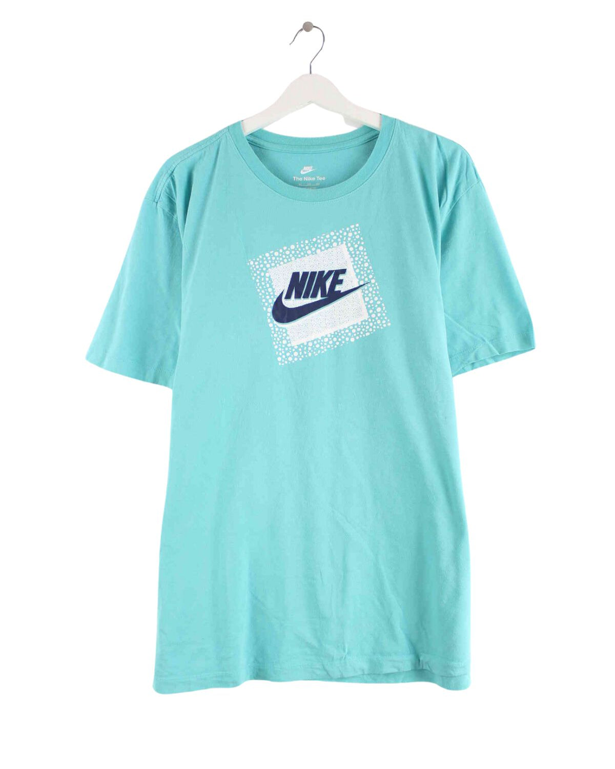 Nike Print T-Shirt Blau XL (front image)