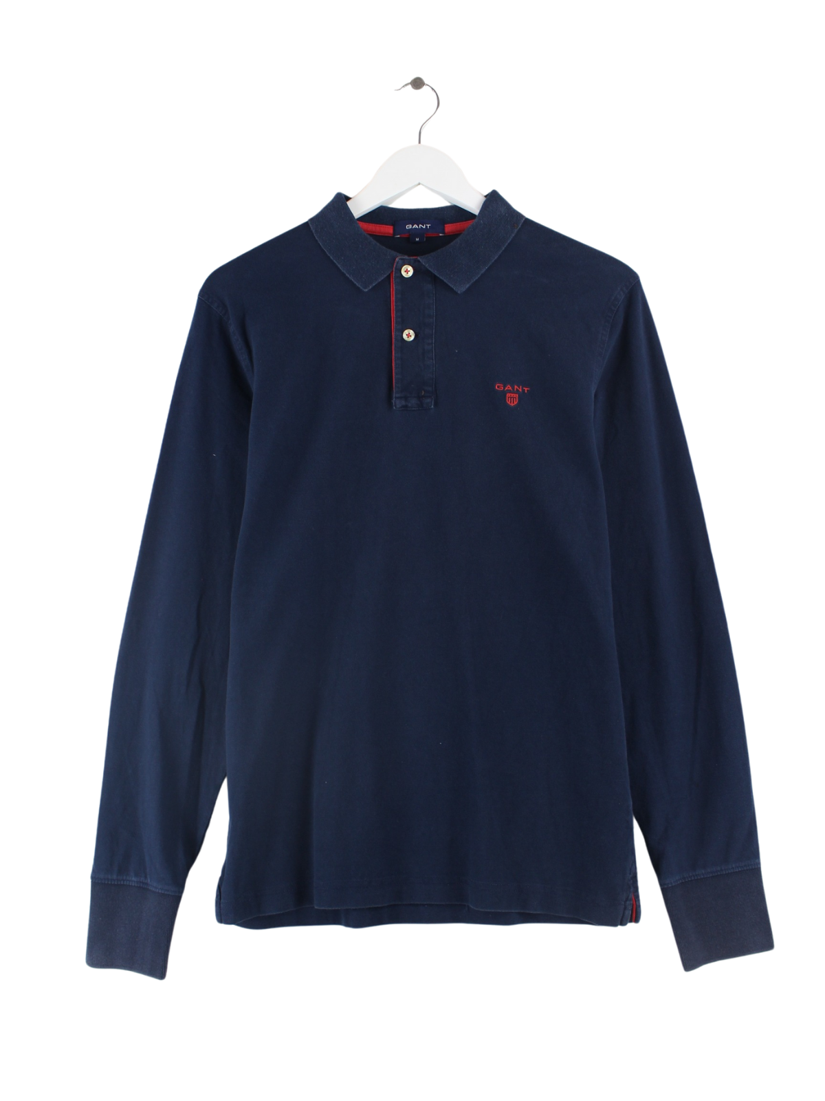 Gant Long Sleeve Polo Blue M Peeces