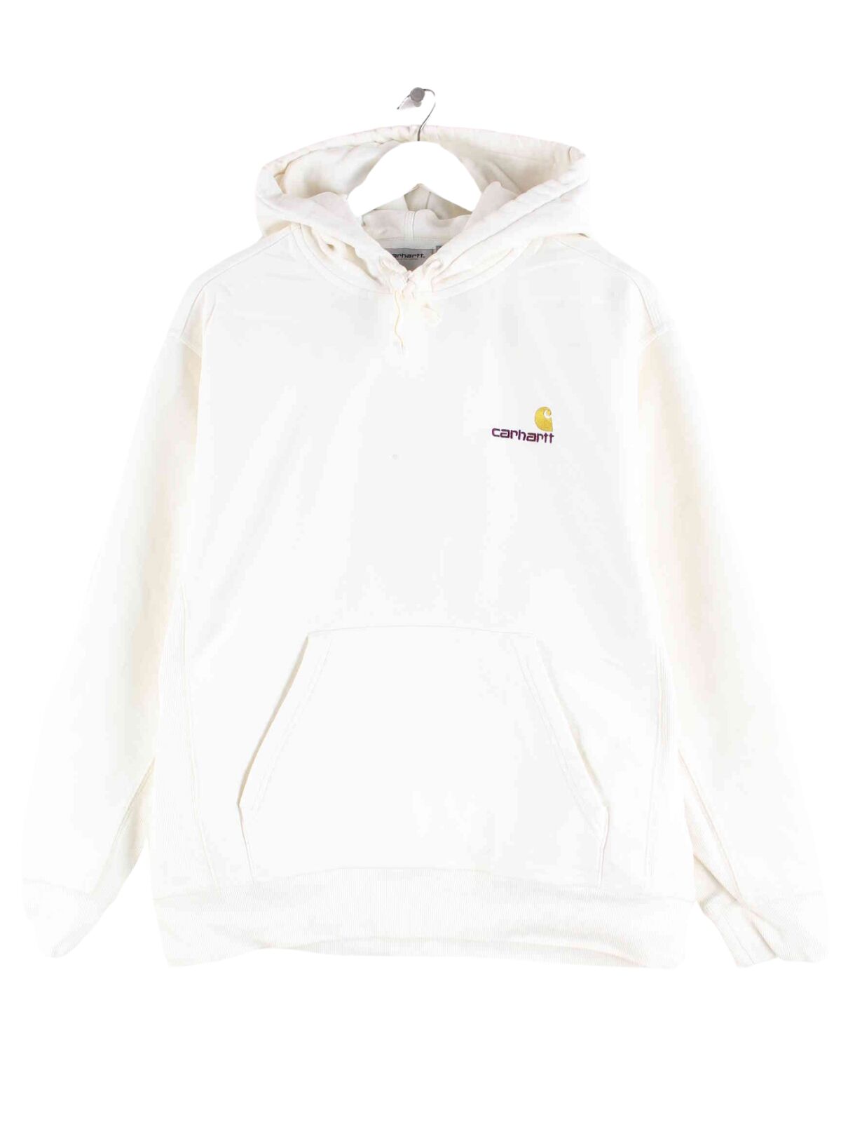 Carhartt Embroidered Heavy Hoodie Beige M (front image)