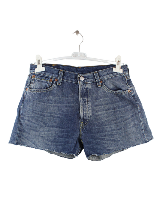 Levi's Damen 501 Hotpants Shorts Blau W30