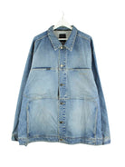 Sean John 00s Embroidered Jeans Jacke Blau 3XL (front image)
