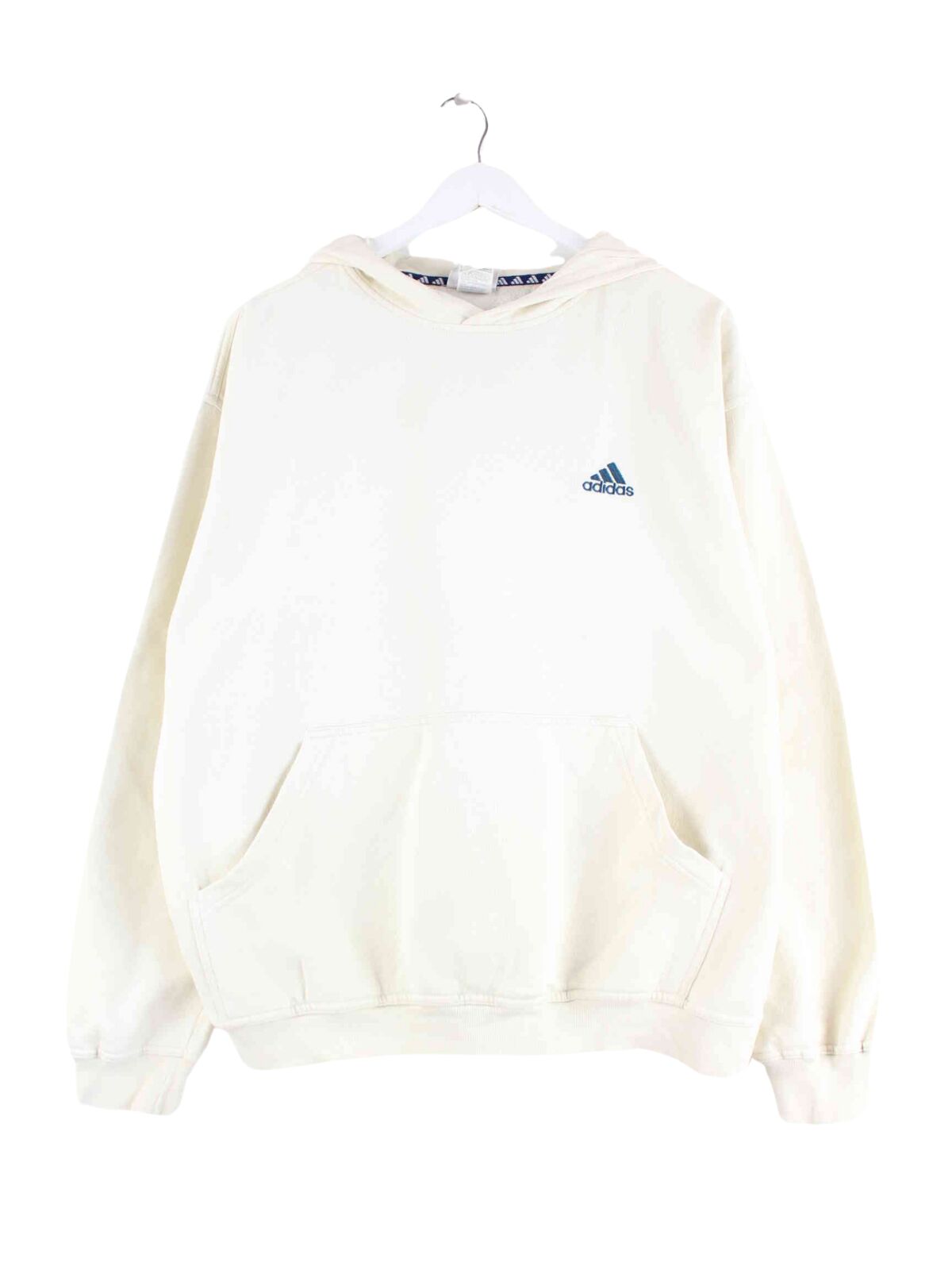 Adidas 90s Vintage Perfomance Hoodie Beige XL (front image)