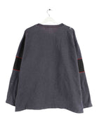 Fila 90s Vintage Embroidered Sweater Grau L (back image)
