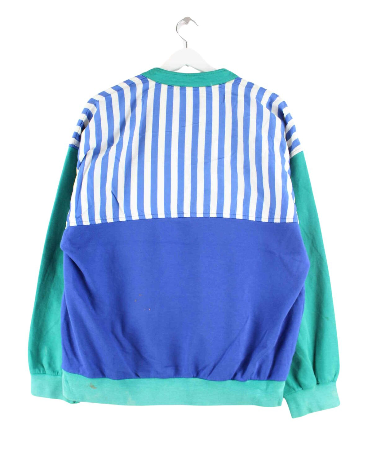 Adidas 70s Vintage Embroidered Sweater Blau L (back image)