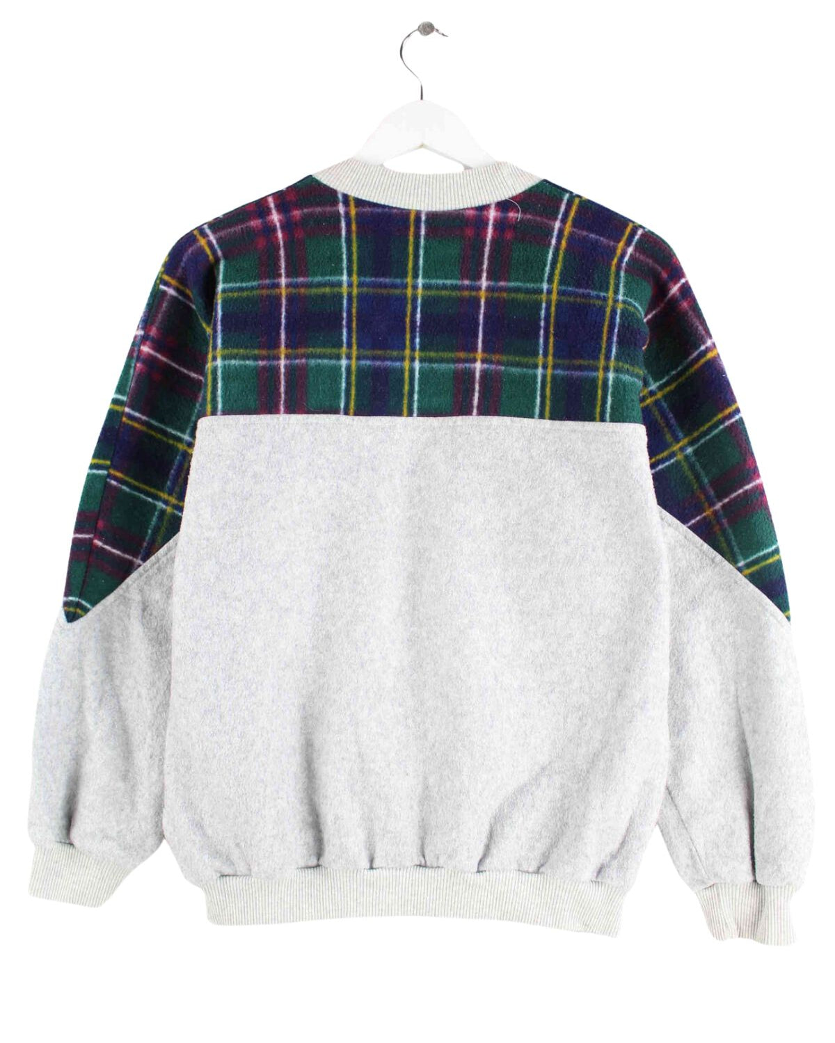 Disney y2k Mickey Mouse Print Fleece Sweater Grau S (back image)