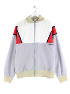 Le Coq Sportif 90s Vintage Velour Trainingsjacke Grau M (front image)