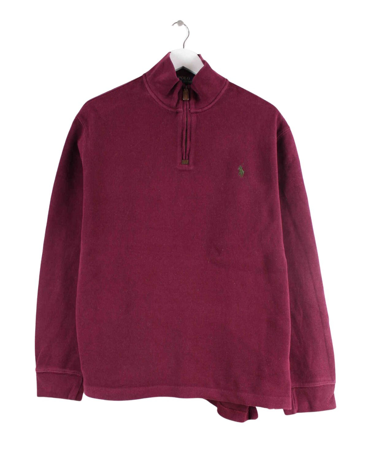 Ralph Lauren Half Zip Sweater Rot L (front image)