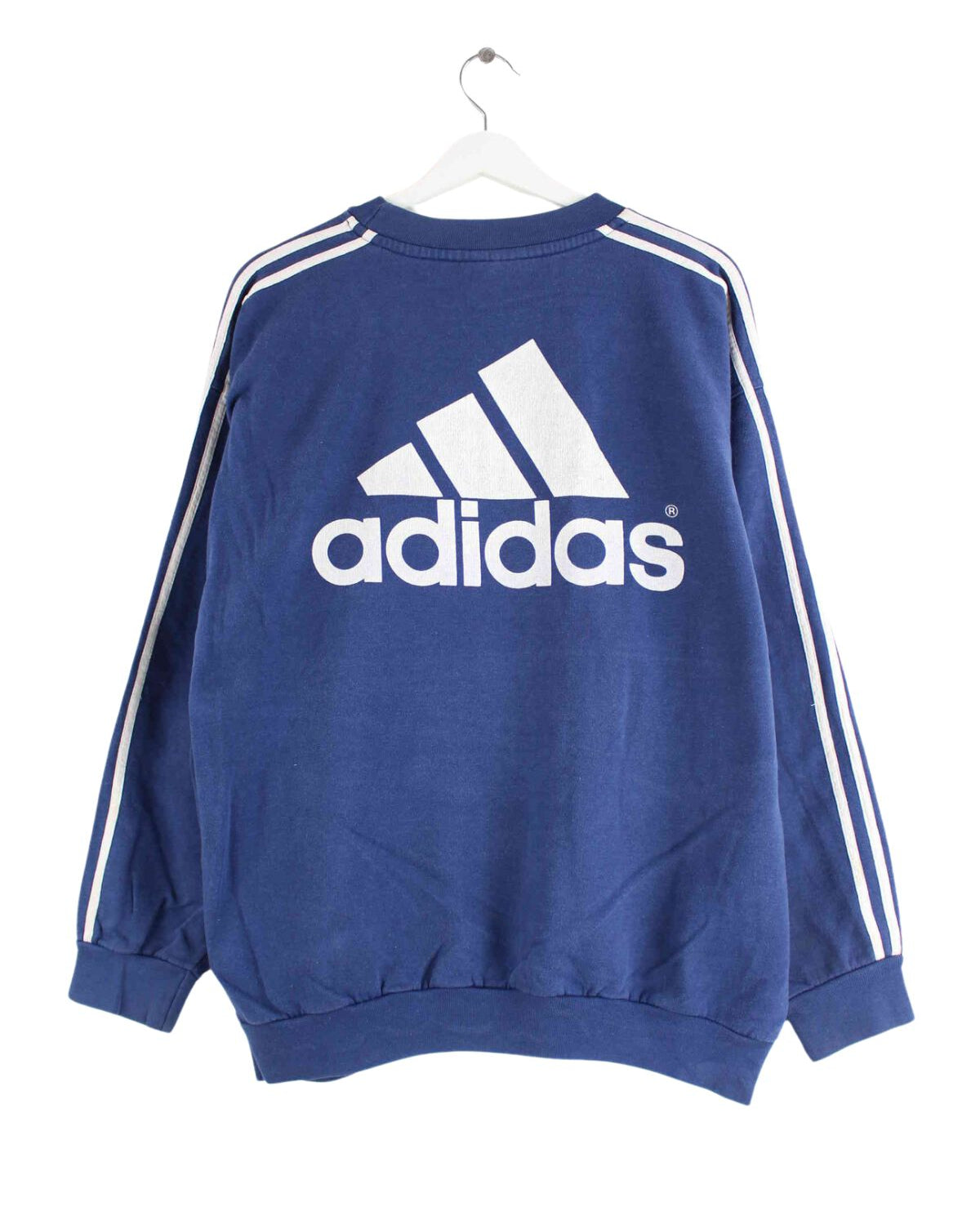 Adidas 80s Vintage Portugal Embroidered Sweater Blau XL (back image)