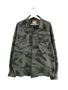 Wrangler y2k Fleece Camo Pattern Hemd Grau XL (front image)