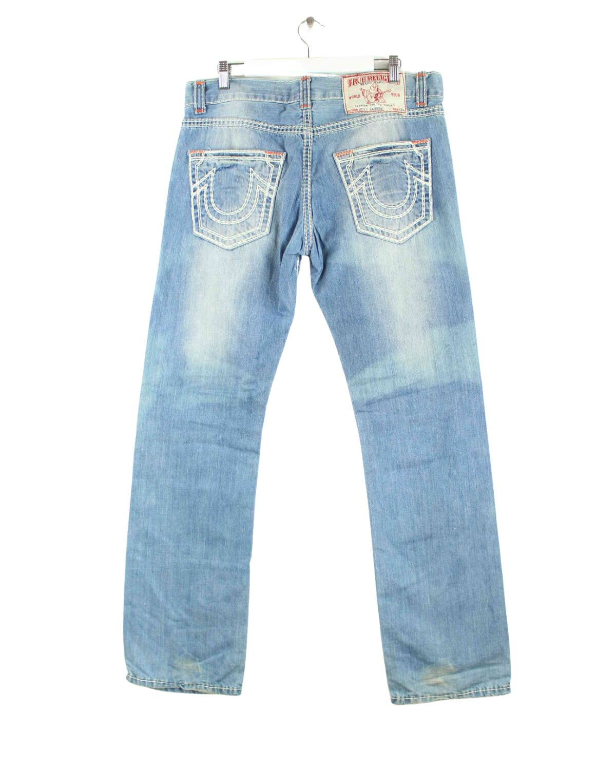 True Religion y2k Ricky Rainbow Jeans Blau W34 L34 (back image)