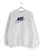 Nike 80s Vintage Big Logo Sweater Weiß L (front image)