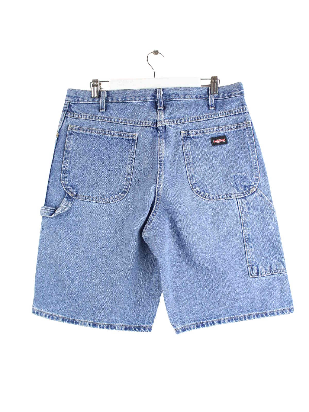 Dickies y2k Relaxed Fit Carpenter Jeans Shorts / Jorts Blue W33
