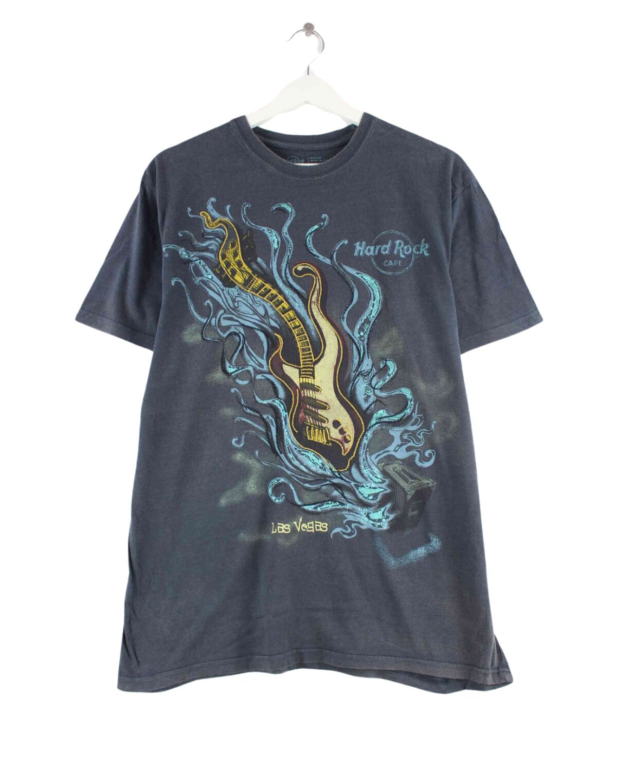 Hard Rock Cafe Las Vegas Embroidered Print T-Shirt Grau M (front image)