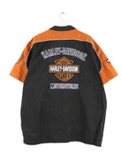 Harley Davidson y2k Embroidered Short Sleeve Hemd Schwarz XXL (back image)