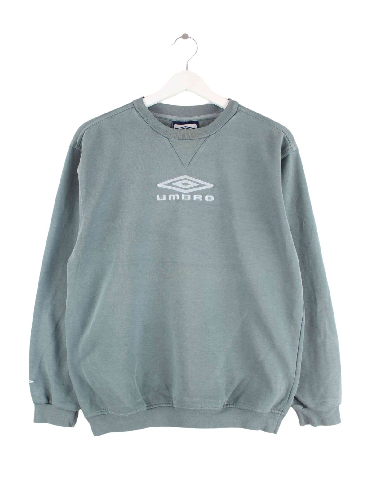 Umbro Damen 90s Vintage Embroidered Sweater Grün S (front image)