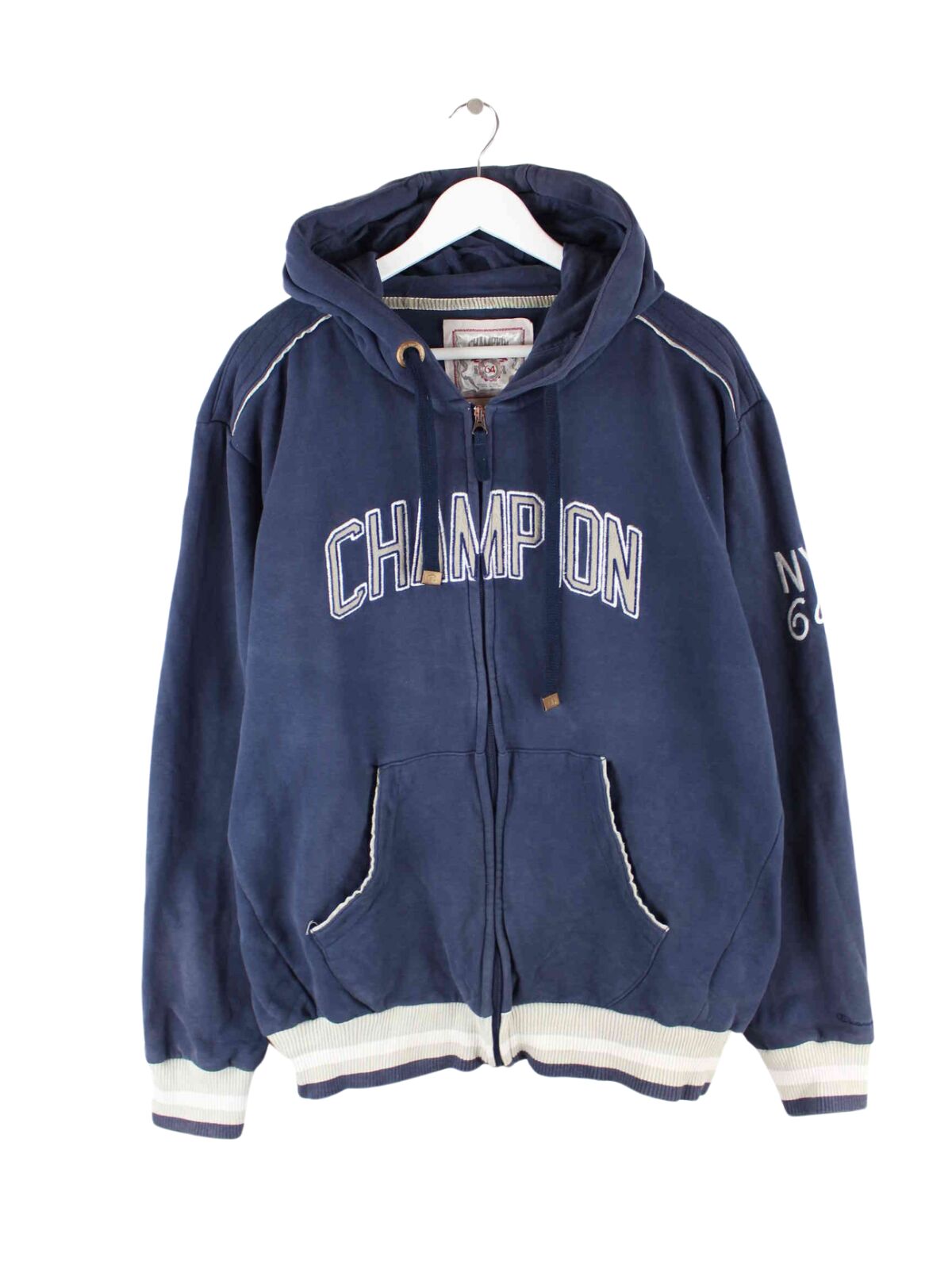 Champion Embroidered Zip Sweatjacke Blau XXL (front image)