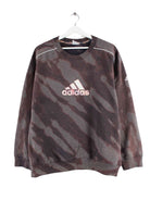 Adidas y2k Embroidered Tie Dye Sweater Braun L (front image)