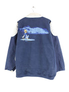 Disney 90s Vintage Donald Duck Surfing Print Sweater Blau XL (back image)