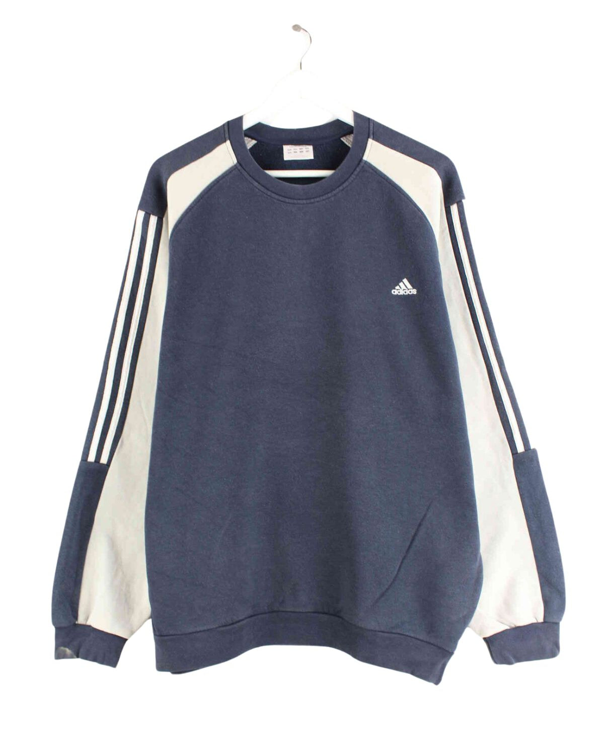 Adidas y2k Embroidered 3-Stripes Sweater Blau L (front image)