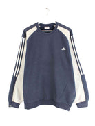 Adidas y2k Embroidered 3-Stripes Sweater Blau L (front image)