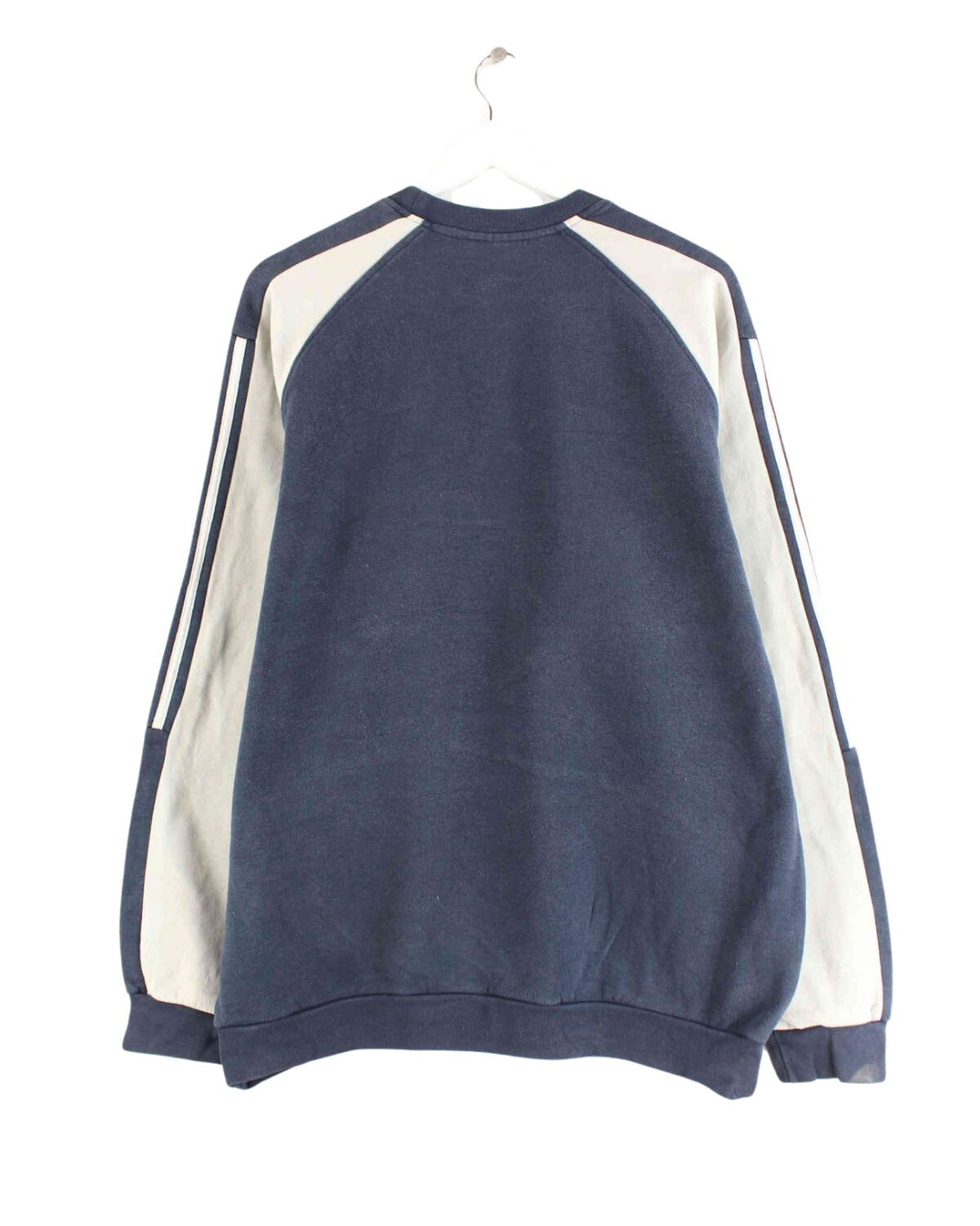 Adidas y2k Embroidered 3-Stripes Sweater Blau L (back image)