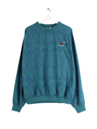 Vintage Embroidered Golf Track Top Sweater Grün XL (front image)