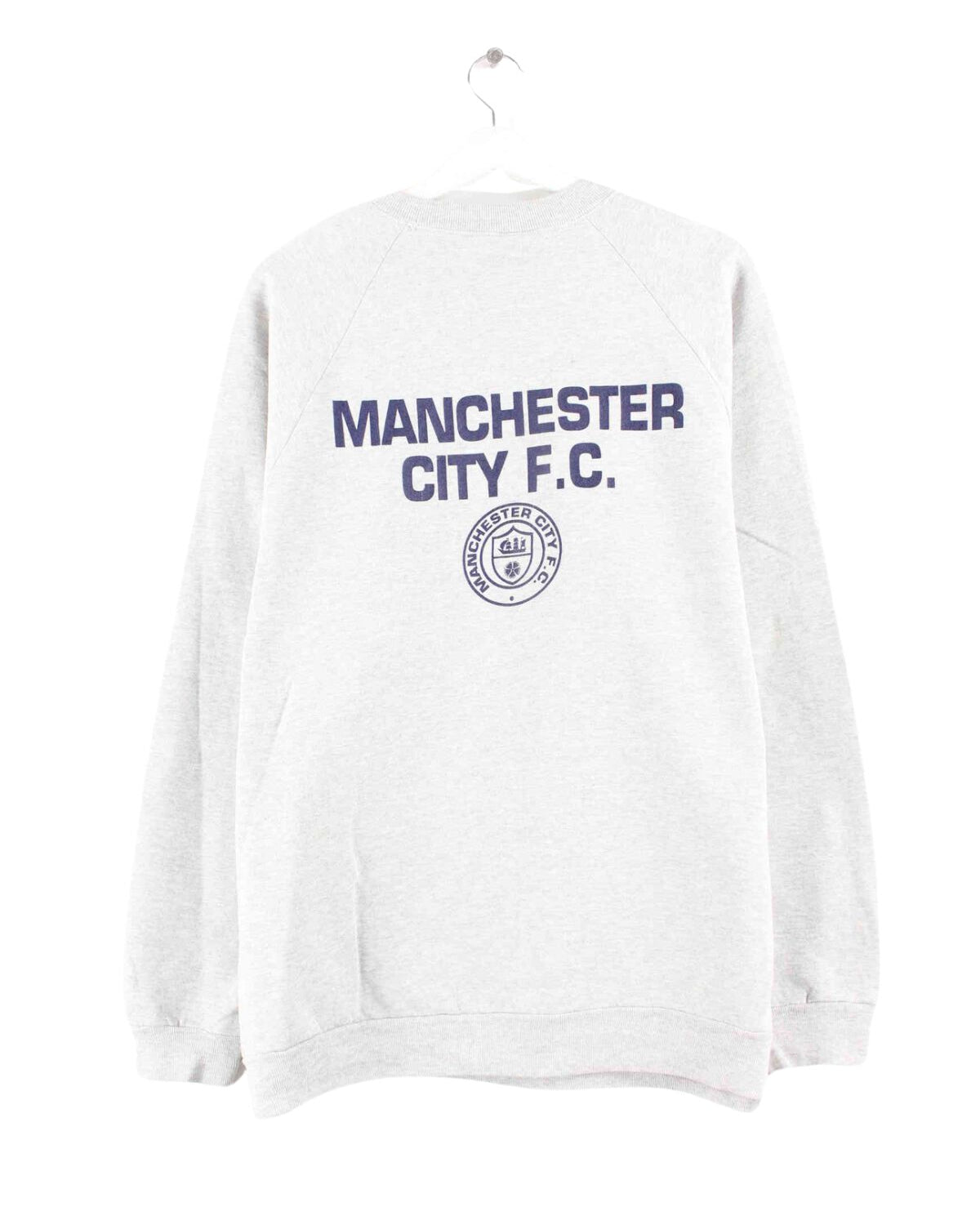 Screen Stars 90s Vintage Manchester FC Print Sweater Grau M (back image)