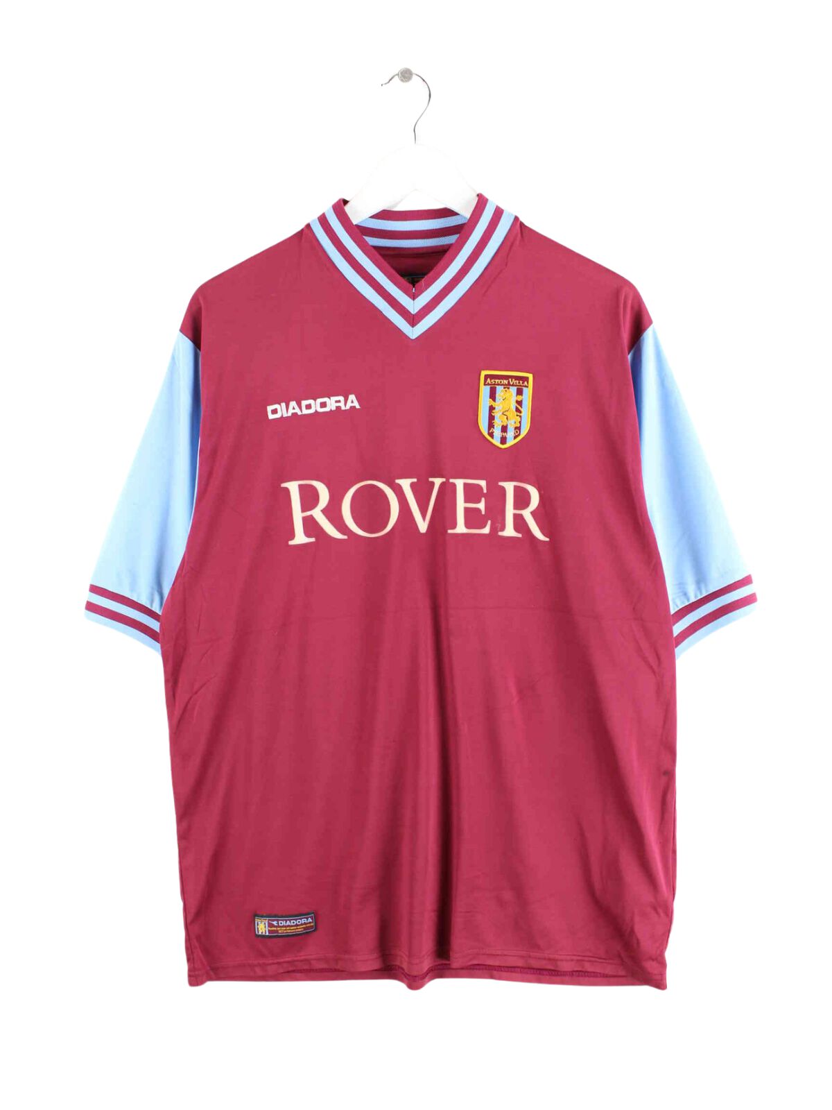 【正規品】Aston Villa アストンヴィラ DIADORA Diadora Rover Aston Villa Cycle Shirt Junior XL 32