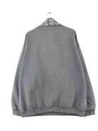 Diesel Embroidered Half Zip Sweater Grau XXL (back image)