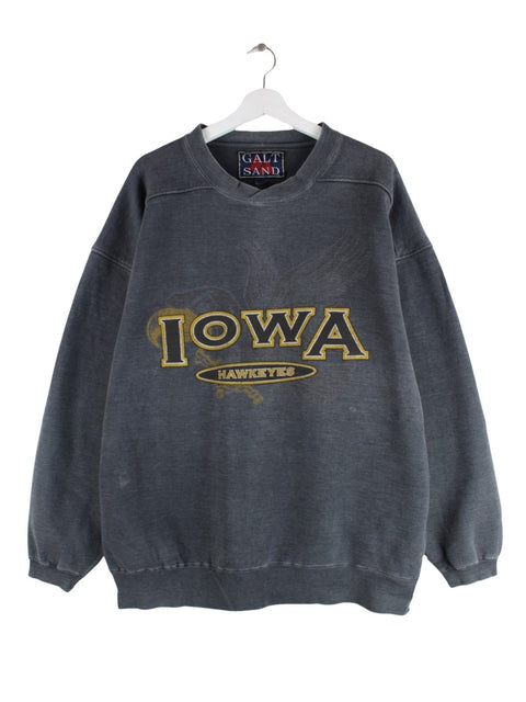 Galt Sand 00s Iowa Hawkeyes Print Heavy Sweater Grau XL
