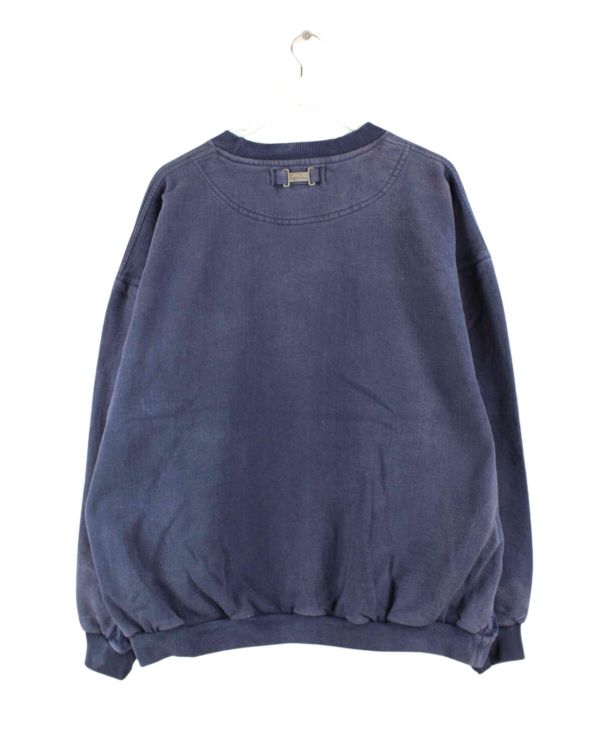 Karl Kani y2k Embroidered Heavy Cotton Sweater Blau XXL (back image)