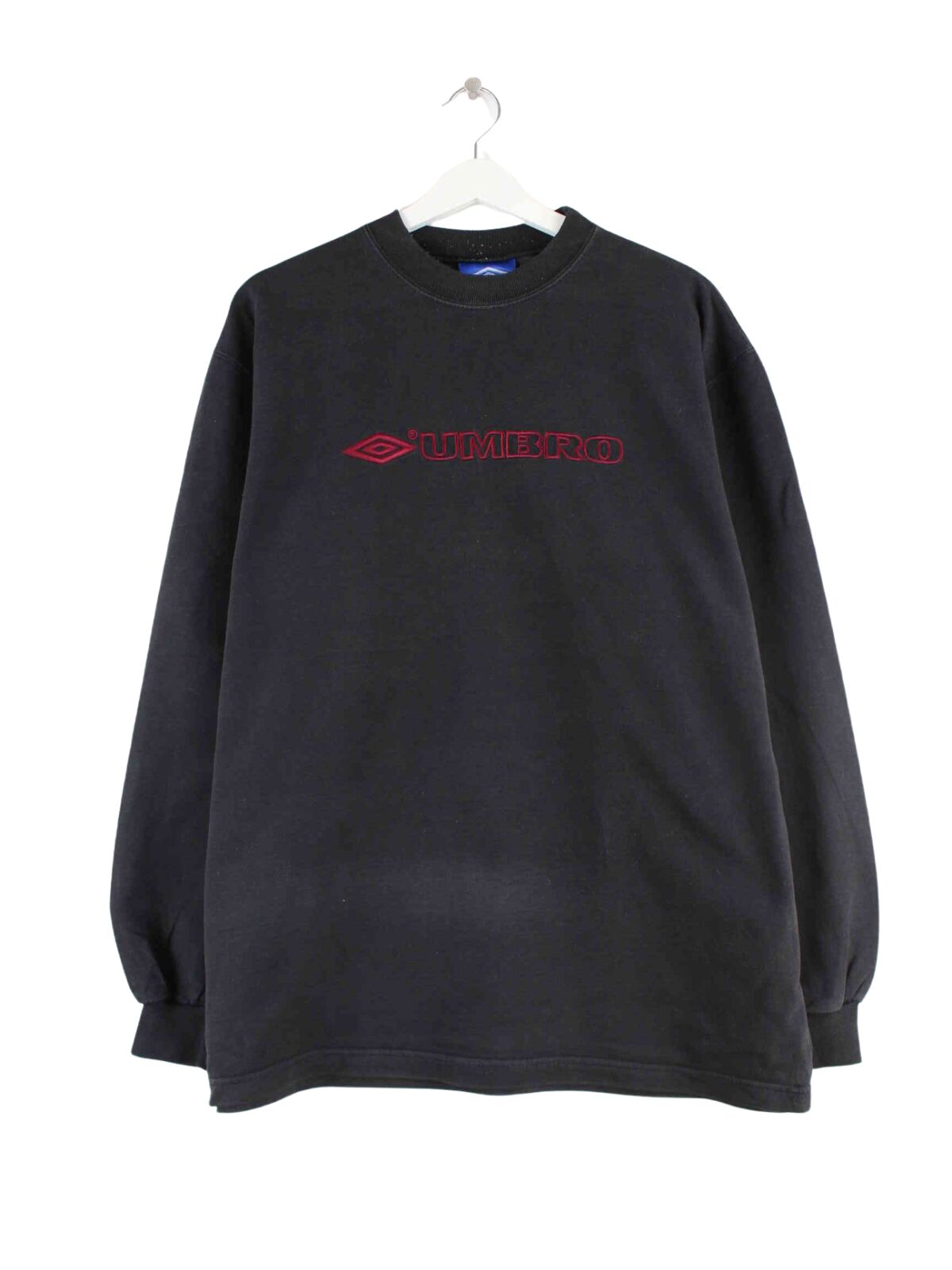 Umbro 90s Vintage Embroidered Sweater Schwarz M (front image)