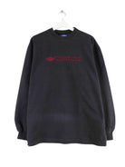 Umbro 90s Vintage Embroidered Sweater Schwarz M (front image)