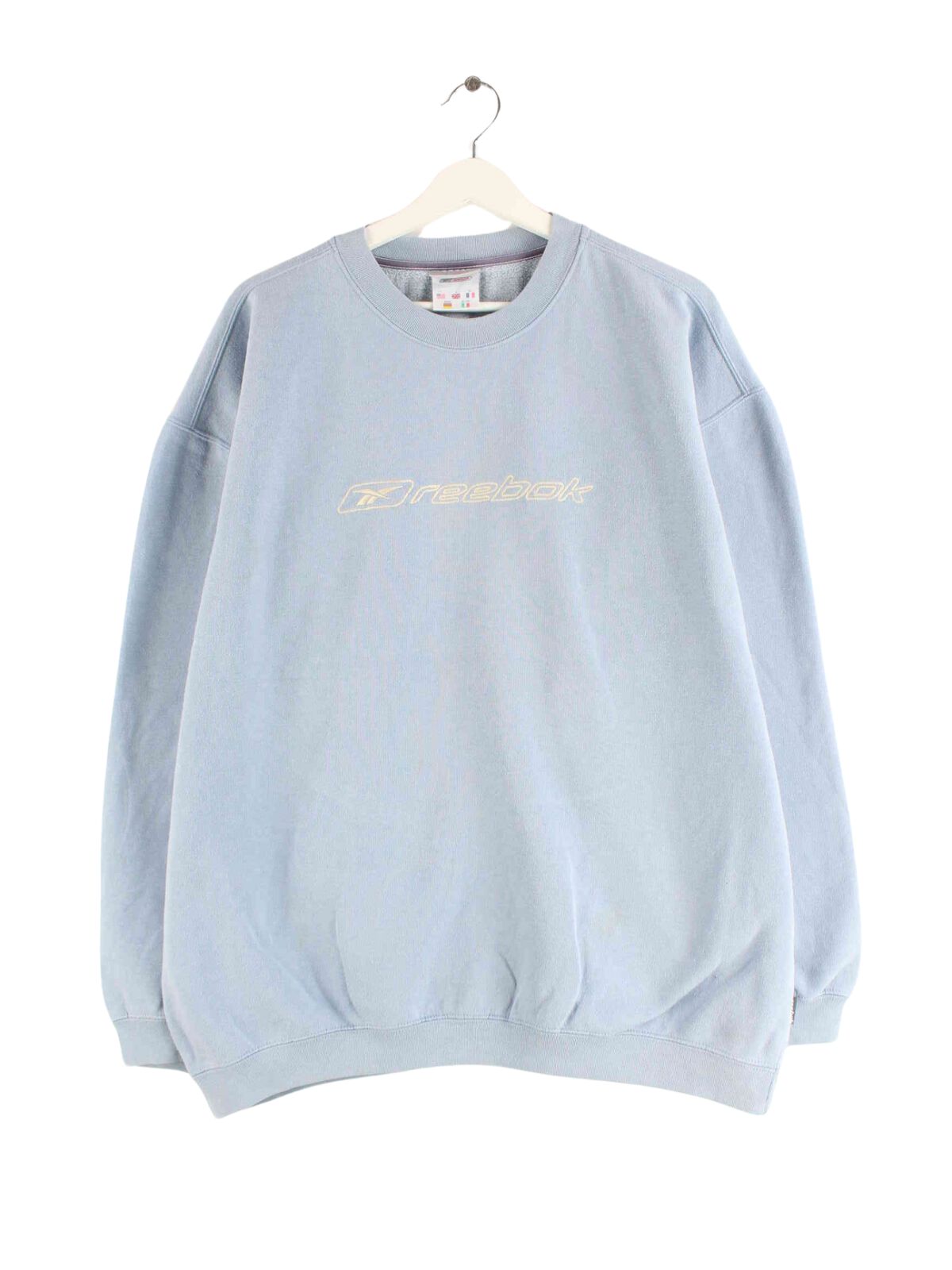 Reebok y2k Embroidered Sweater Blau L (front image)