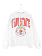 Vintage 90s Ohio State Print Sweater Grau L (front image)