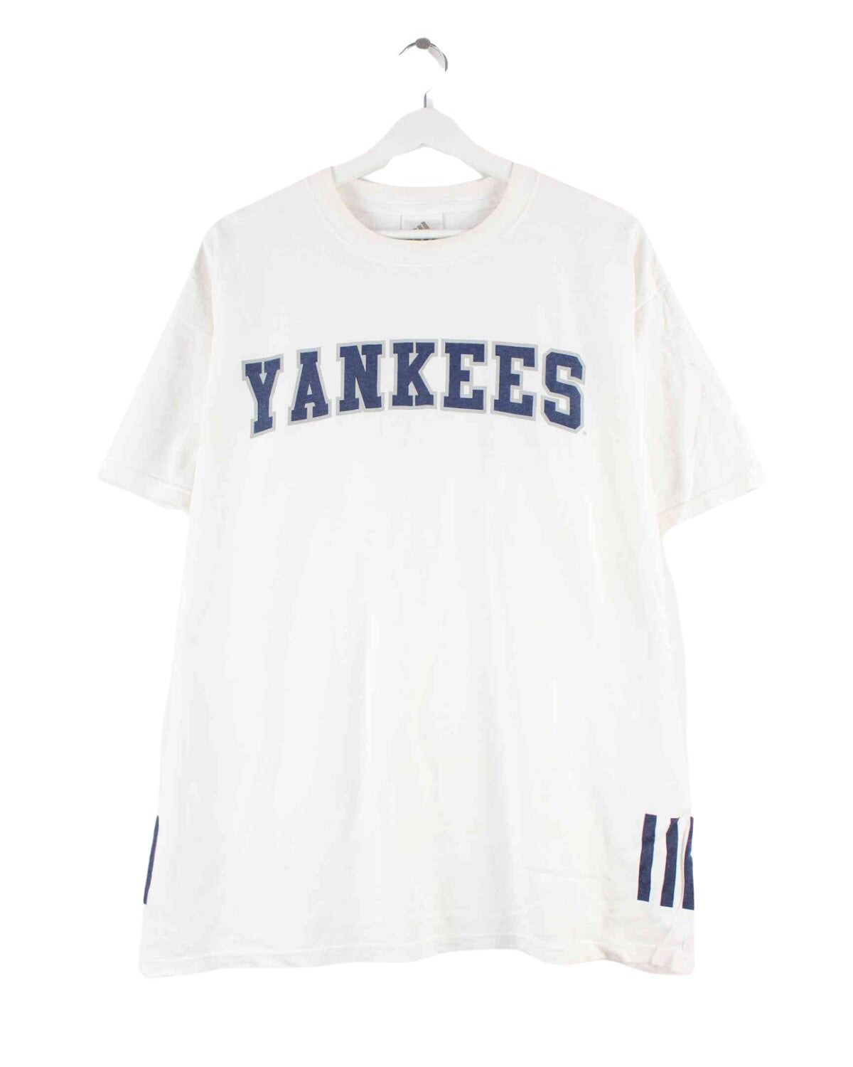 Adidas 2003 Yankees Print T-Shirt Weiß M (front image)