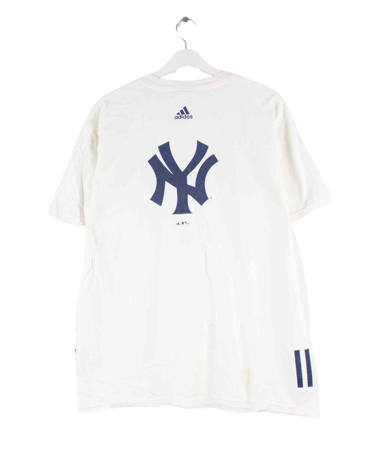Adidas 2003 Yankees Print T-Shirt Weiß M (back image)